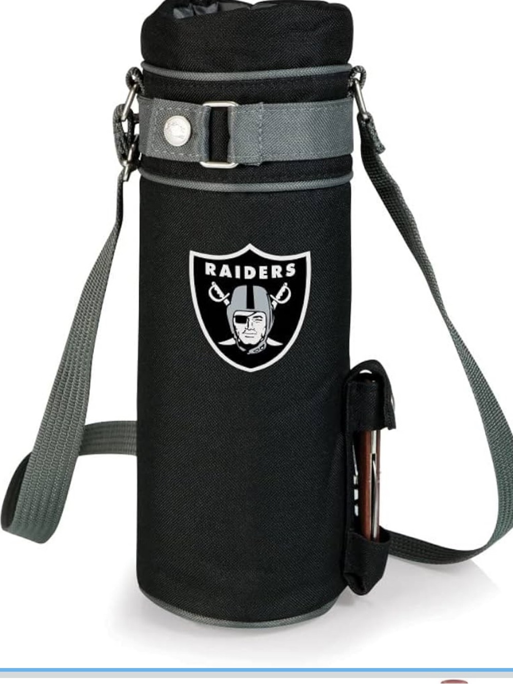 Riders by Lee Black and Gray Raiders Bottle Carrier Sling